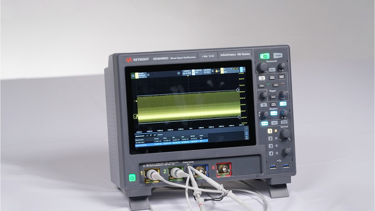 Measure Output Ripple with the HD3 Essential Oscilloscope